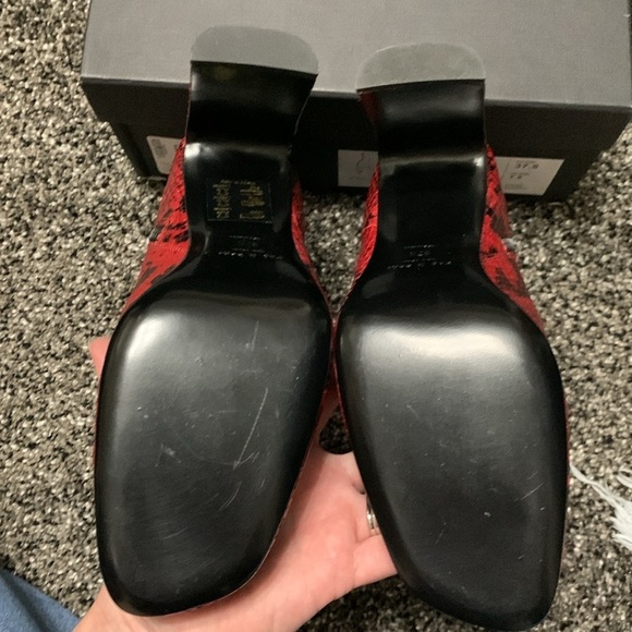 rag & bone Ellis Boot in Red Sz 7.5 - Picture 6 of 12